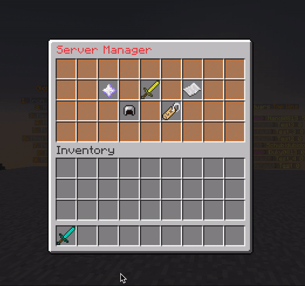 Setting event icon